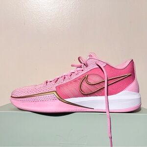 2024 Women Nike Air Sabrina 1 Nike By You NBY Think Pink Size 10.5 Rare Used DS